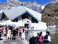 Hemkund Sahib Gurudwara closes for winter - Hindi News | Hemkund Sahib Gurudwara closes for winter | Latest national News at Lokmattimes.com