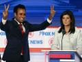 Haley v Ramaswamy: For the first time, 2 Indian-Americans spar in GOP debate - Hindi News | Haley v Ramaswamy: For the first time, 2 Indian-Americans spar in GOP debate | Latest politics News at Lokmattimes.com