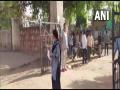 Amid curfew in Karauli students gave Board examination on Monday - Hindi News | Amid curfew in Karauli students gave Board examination on Monday | Latest national News at Lokmattimes.com