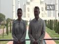 Danish PM Frederiksen visits Taj Mahal with her husband - Hindi News | Danish PM Frederiksen visits Taj Mahal with her husband | Latest international News at Lokmattimes.com