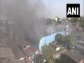 Billows of smoke still emerge from godown where massive fire broke out in Kolkata's Tangra area - Hindi News | Billows of smoke still emerge from godown where massive fire broke out in Kolkata's Tangra area | Latest national News at Lokmattimes.com