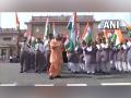 UP CM Yogi Adityanath flags off 'Har Ghar Tiranga' campaign in Lucknow - Hindi News | UP CM Yogi Adityanath flags off 'Har Ghar Tiranga' campaign in Lucknow | Latest national News at Lokmattimes.com