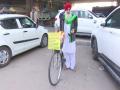 Uttarakhand resident cycles barefoot to Amritsar as tribute to farmers who died during protest - Hindi News | Uttarakhand resident cycles barefoot to Amritsar as tribute to farmers who died during protest | Latest national News at Lokmattimes.com