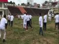 TMC workers observe 'Khela Hobe Diwas' in Agartala - Hindi News | TMC workers observe 'Khela Hobe Diwas' in Agartala | Latest national News at Lokmattimes.com