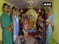 Kolkata: Transgender community celebrates Durga Puja with idol of 'Ardhanarishvara' - Hindi News | Kolkata: Transgender community celebrates Durga Puja with idol of 'Ardhanarishvara' | Latest national News at Lokmattimes.com