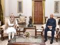 PM Modi calls on President Ram Nath Kovind at Rashtrapati Bhavan - Hindi News | PM Modi calls on President Ram Nath Kovind at Rashtrapati Bhavan | Latest national News at Lokmattimes.com