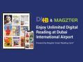 Dubai International (DXB) partners with Magzter to become world's first 'smart reading airport' - Hindi News | Dubai International (DXB) partners with Magzter to become world's first 'smart reading airport' | Latest business News at Lokmattimes.com