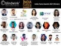Blindwink announces the winners of India Fame Awards - 2021 - Hindi News | Blindwink announces the winners of India Fame Awards - 2021 | Latest business News at Lokmattimes.com