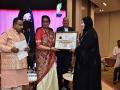 Union Minister Smriti Irani confers 'Vishishta Mahila Ratna Samman' to Entrepreneur Nowhera Shaik - Hindi News | Union Minister Smriti Irani confers 'Vishishta Mahila Ratna Samman' to Entrepreneur Nowhera Shaik | Latest business News at Lokmattimes.com