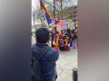 Tibetans protest in London against China's illegal occupation of Tibet - Hindi News | Tibetans protest in London against China's illegal occupation of Tibet | Latest international News at Lokmattimes.com