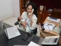 Combating COVID-19: GVMC Commissioner puts duty before self, back in office after delivering baby boy - Hindi News | Combating COVID-19: GVMC Commissioner puts duty before self, back in office after delivering baby boy | Latest national News at Lokmattimes.com
