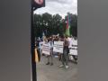 Free Balochistan Movement stage protest before British Parliament against Pak atrocities - Hindi News | Free Balochistan Movement stage protest before British Parliament against Pak atrocities | Latest international News at Lokmattimes.com
