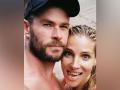 Chris Hemsworth pens loved-up birthday wish for wife Elsa Pataky - Hindi News | Chris Hemsworth pens loved-up birthday wish for wife Elsa Pataky | Latest entertainment News at Lokmattimes.com