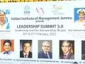 J-K: IIM Jammu launches 3rd edition of 'Leadership Summit' - Hindi News | J-K: IIM Jammu launches 3rd edition of 'Leadership Summit' | Latest national News at Lokmattimes.com