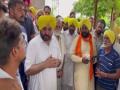 Show of strength by AAP's Bhagwant Mann ahead of 2022 Punjab Assembly polls - Hindi News | Show of strength by AAP's Bhagwant Mann ahead of 2022 Punjab Assembly polls | Latest national News at Lokmattimes.com