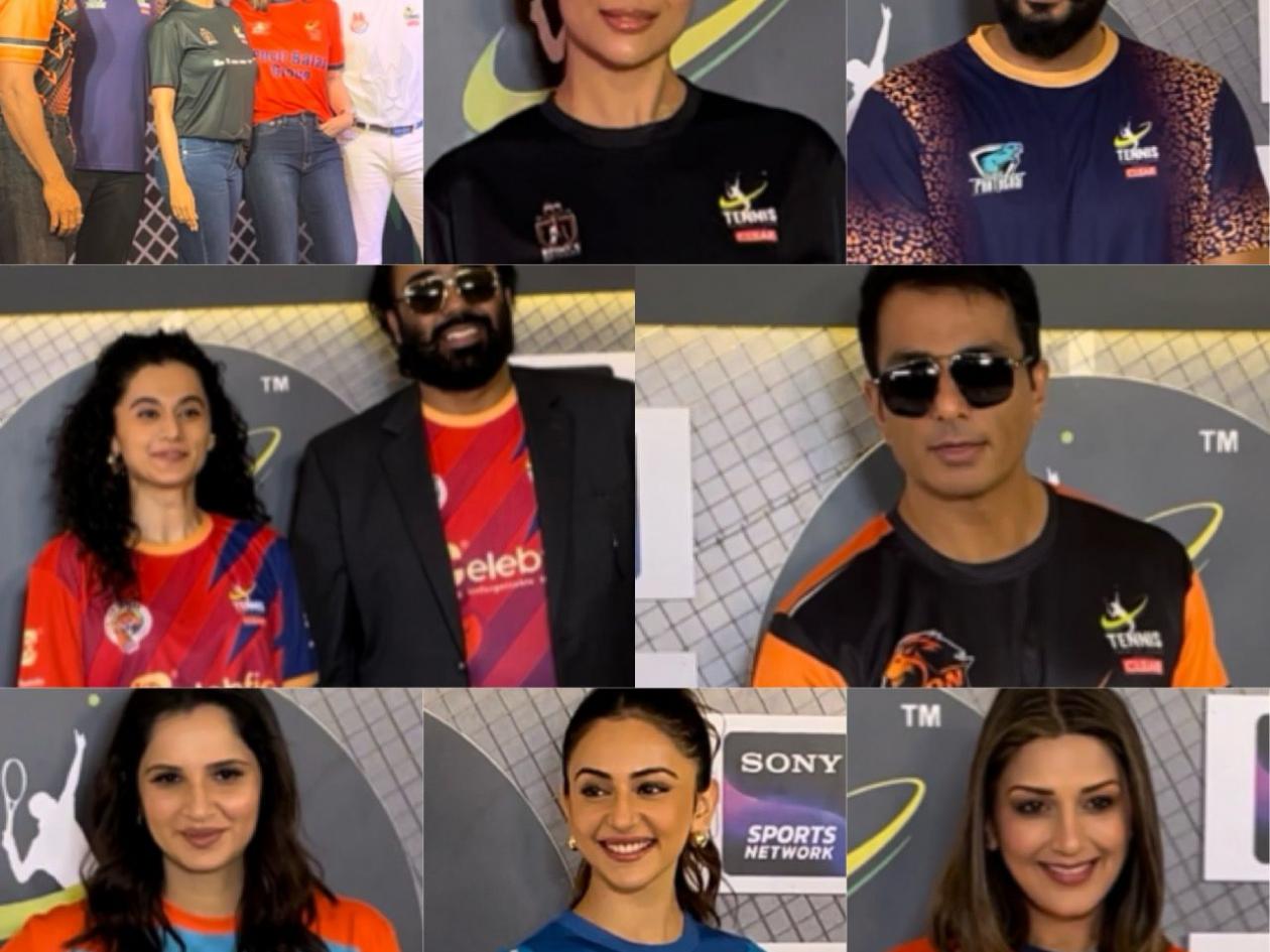 Sonali Bendre, Malaika Arora, Arjun Kapoor, Taapsee, Rakul Preet spotted at  Tennis Premier League auction - www.lokmattimes.com