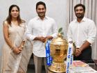 Ambati Rayudu again meets Jagan Mohan Reddy