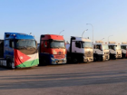 Jordan Armed Forces-Arab Army Send Humanitarian Aid Convoy to the Gaza Strip
