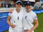 Record partnership sees England Women take first innings lead against South Africa