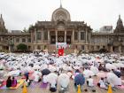 International Yoga Day 2024: Indian Embassy Organises Yoga Day Celebrations in Tokyo Despite Rain