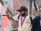 T20 World Cup Winning Team India Receives Warm Welcome at Delhi Airport, Reaches ITC Maurya (Watch Video)