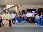 Karnataka BJP president BY Vijayendra felicitates Team India for winning T20 Blind Women's World Cup 2025