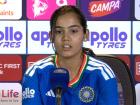 "She tells us to focus on what we can do well...": Vaishnavi Sharma on Harmanpreet Kaur's message