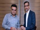 Jay Shah hosts Google CEO Sundar Pichai in Ahmedabad during IND-SA clash