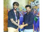 Telangana CM Revanth Reddy felicitates Tilak Varma after India's historic T20WC win
