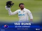 Conway registers highest Test score by men's Test debutant in England