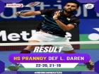 Indonesia Masters: Prannoy moves into pre-quarters after defeating Liew Daren in straight sets