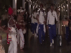 Team India arrives in Colombo ahead of T20WC clash versus Pakistan; Arshdeep's dance on dhol makes a viral 'reel' moment