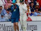 Ashes 2023: Nathan Lyon limps off the field after suffering right calf injury while fielding