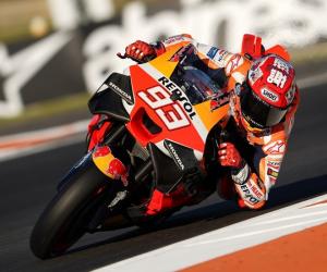 Marquez shows his speed and fights for podium in 1000th Grand Prix