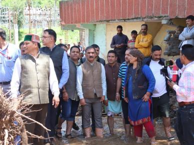 Leave vehicles in disaster-hit areas, move to destinations: Himachal CM