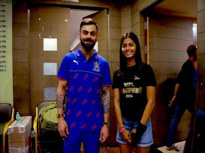 IPL 2024: Shreyanka Patil on Meeting Virat Kohli Says,”Started Watching Cricket Cause of Him”