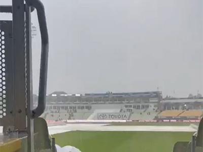 Start of play on Day 5 delayed due to rain between India, England