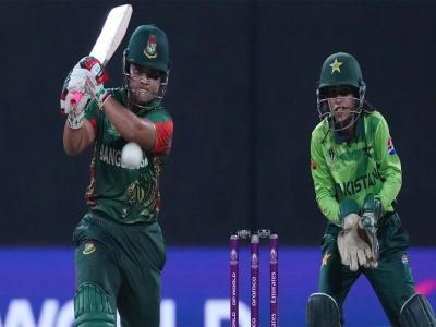 Women's World Cup: Debutant Haider's unbeaten 54 sets up 7-wicket win for Bangladesh over Pakistan