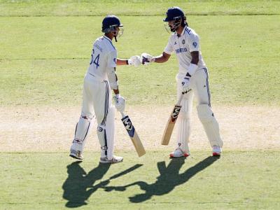2nd Test: India cruise to 94/1 against WI on back of strong top-order performances (Day 1 Lunch)