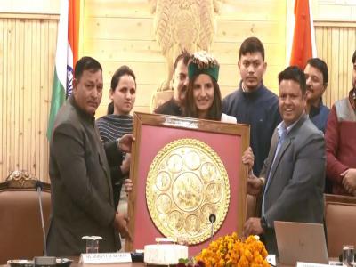 "Best gift I could've received...": Indian pacer Renuka on felicitation by villagers, administrators following Women's WC win