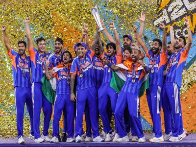 Rohit Sharma congratulates Team India after T20WC triumph