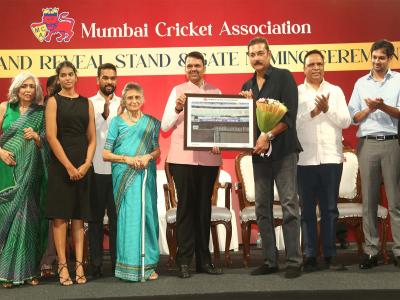 MCA unveils Ravi Shastri Stand at Wankhede Stadium, names stadium gates after Dilip Sardesai, Eknath Solkar and Diana Edulji