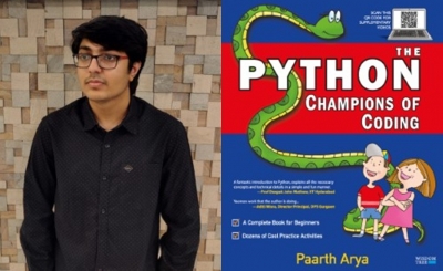 Aim to harness tech for everyone's benefit: Teen coder-author Paarth Arya (IANS Interview, Ld) | Aim to harness tech for everyone's benefit: Teen coder-author Paarth Arya (IANS Interview, Ld)