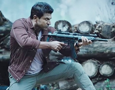 Late superstar Puneeth's swansong movie 'James' hits screens | Late superstar Puneeth's swansong movie 'James' hits screens
