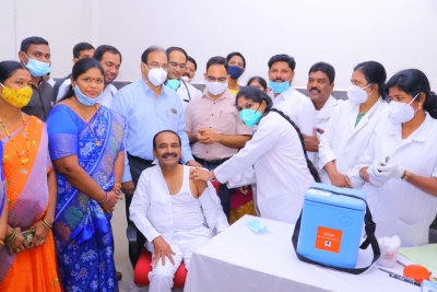 Covid vaccination underway at 93 centres in Telangana | Covid vaccination underway at 93 centres in Telangana