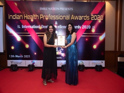 Dr Kavita Bhat Kumar was awarded in the category of Excellence in Clinical Dentistry & best Practising Dentist in the 5th Edition of Indian Health Professionals Awards in Mumbai | Dr Kavita Bhat Kumar was awarded in the category of Excellence in Clinical Dentistry & best Practising Dentist in the 5th Edition of Indian Health Professionals Awards in Mumbai