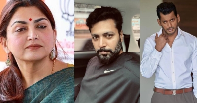 Actors Jayam Ravi, Vishal, Khushbu condole Vidyasagar's demise | Actors Jayam Ravi, Vishal, Khushbu condole Vidyasagar's demise