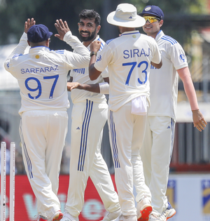 1st Test: Bumrah, Jadeja & Siraj strike as India reduce Bangladesh to 112/8 | 1st Test: Bumrah, Jadeja & Siraj strike as India reduce Bangladesh to 112/8 1st Test: Bumrah, Jadeja & Siraj strike as India reduce Bangladesh to 112/8 | 1st Test: Bumrah, Jadeja & Siraj strike as India reduce Bangladesh to 112/8