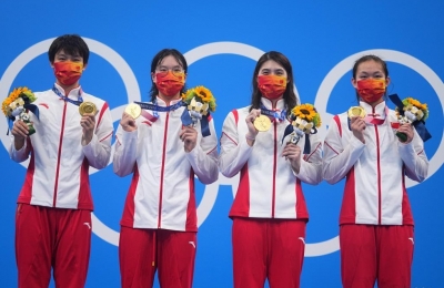 Olympics: China shatters world record to win women's 4x200m freestyle relay | Olympics: China shatters world record to win women's 4x200m freestyle relay