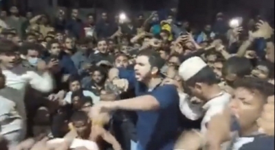Hyderabad Police book Kashaf who raised 'sar tan se juda' slogan | Hyderabad Police book Kashaf who raised 'sar tan se juda' slogan Hyderabad Police book Kashaf who raised 'sar tan se juda' slogan | Hyderabad Police book Kashaf who raised 'sar tan se juda' slogan